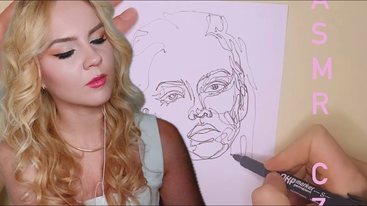 Asmr cz kreslení | pokecej semnou | Nia ASMR