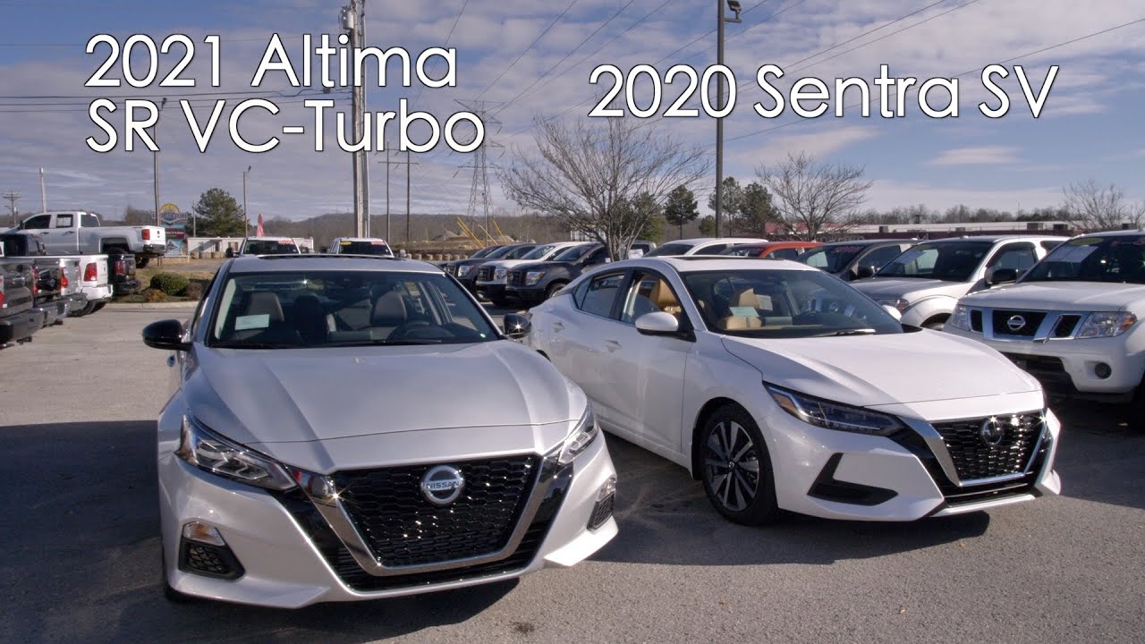 2021 Nissan Altima SR & 2020 Nissan Sentra Comparison|Nissan of Cookeville