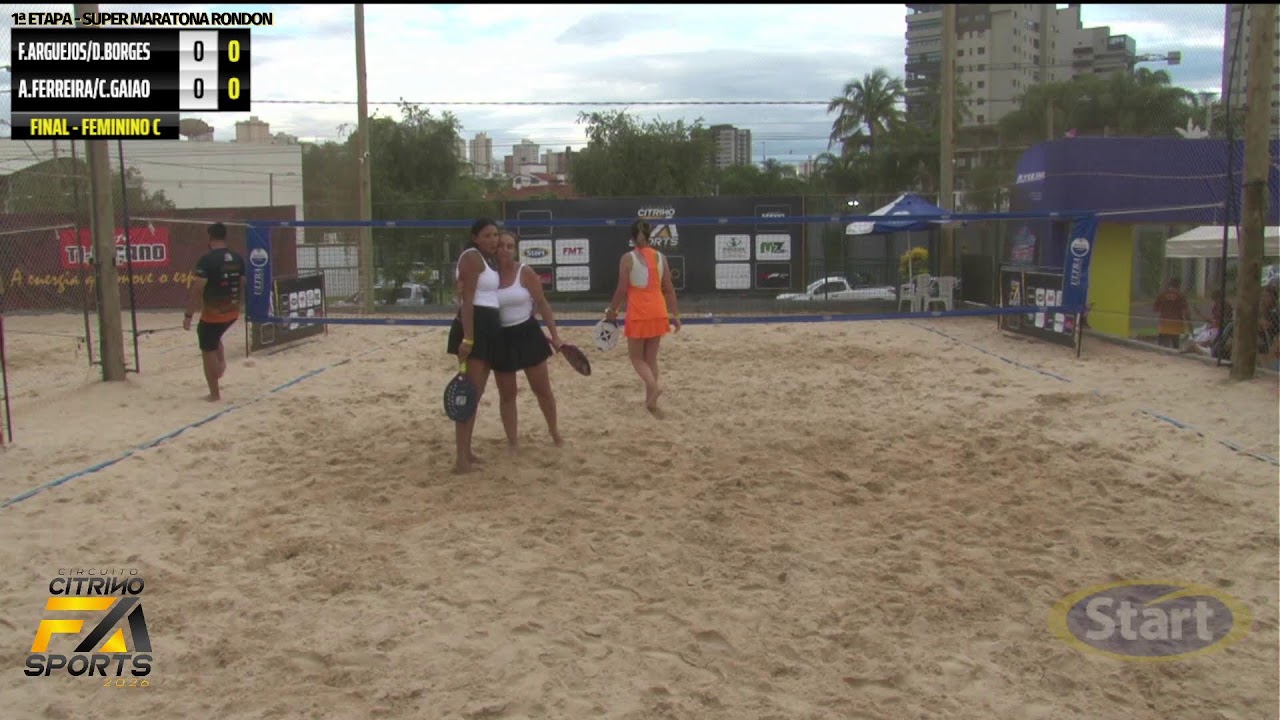 1ª ETAPA CIRCUITO CITRINO FA SPORTS 2026 - RONDON ESPORTE PRAIA