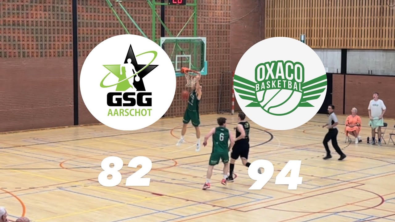 GSG Aarschot (TDM2) vs Oxaco Boechout (TDM1): 82-94 (Belgian Cup 🏆)