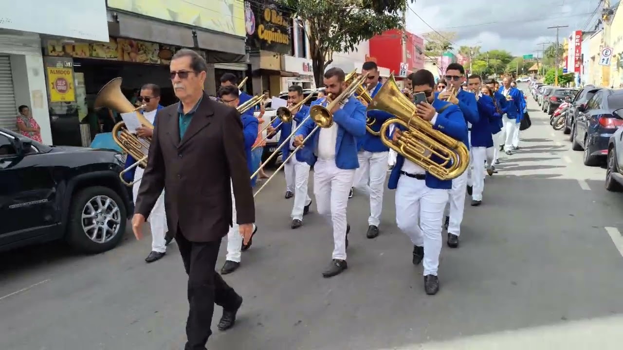 Sociedade musical XV de novembro 15/11/2025 Hasteamento das bandeiras.
