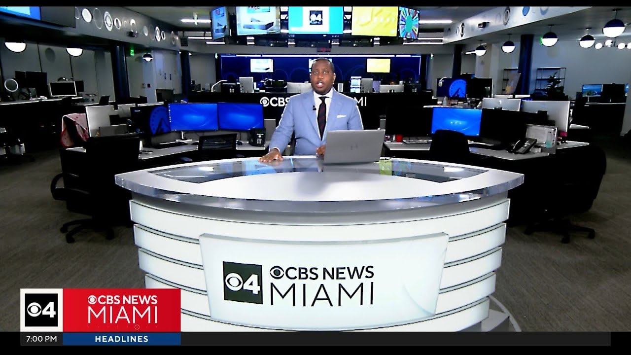 WFOR | CBS News Miami at 7pm - New Weekend Set - Supercut - February 7, 2026