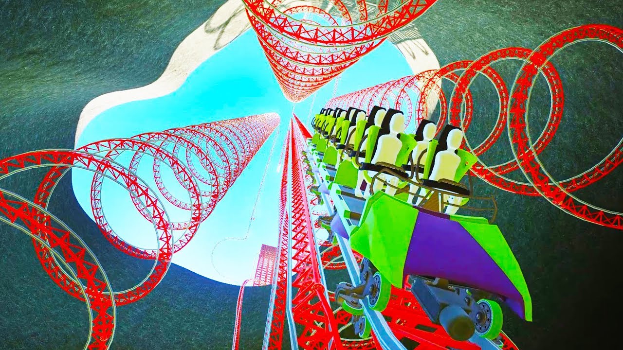 Building A Roller Coaster That Kills You In The Center Of The Earth in Planet Coaster