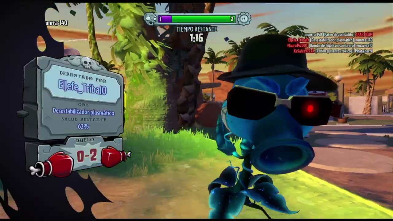 Plants vs Zombies GW Jardines y Cementerios, Estrella De Cricket, 10 Derrotados