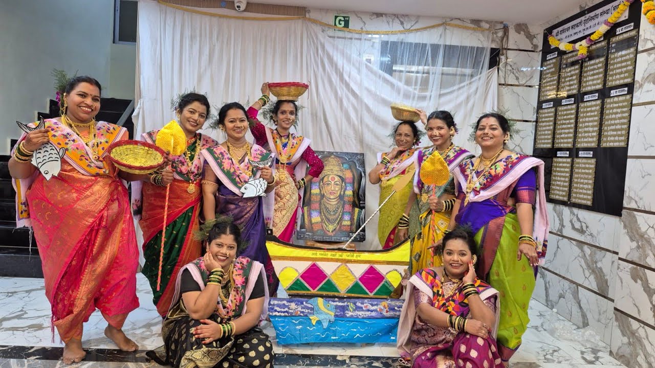 Koli dance performance by gangeshwar co ho scoity ledies (swamini mahila mandal)