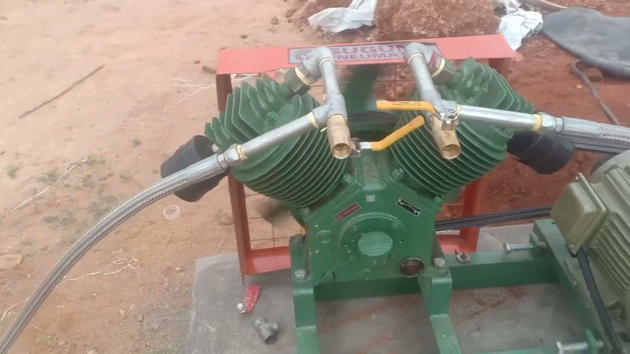 suguna borewell compressor fiting