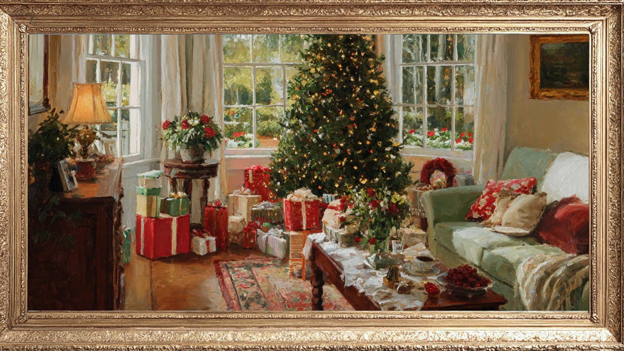 🎄 A Christmas Dreamscape ✨ Cozy Winter TV Art & Holiday Ambience