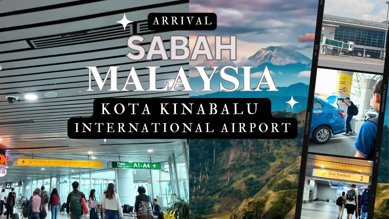 Kota Kinabalu Airport Arrival - Immigration Entering Sabah Malaysia