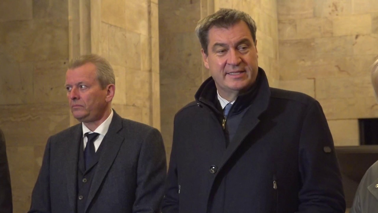 Markus S&ouml;der zur Sanierung des Zeppelinfeldes am ehem Reichstparteitagsgel&auml;nde in N&uuml;rnberg