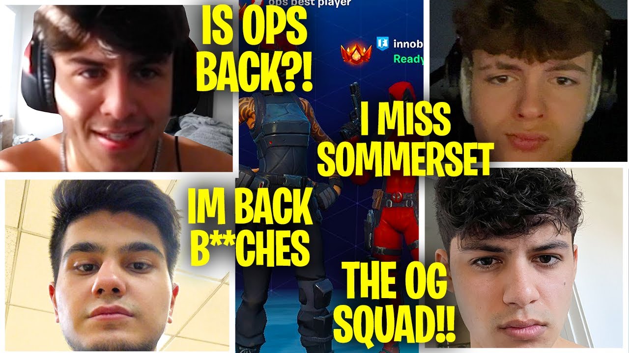 BuckeFPS and Ops1x play a 2v2 WAGER against Clix and StableRonaldo after Ops1x RETURNS to FORTNITE!