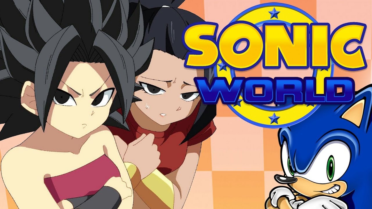 Kale & Caulifla in SONIC WORLD !