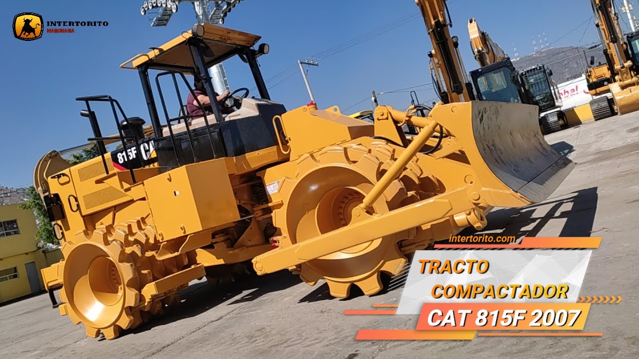 Tractocompactador para TERRACERIA Caterpillar 815 F 2007, Maquinaria Intertorito S.A. de C.V.