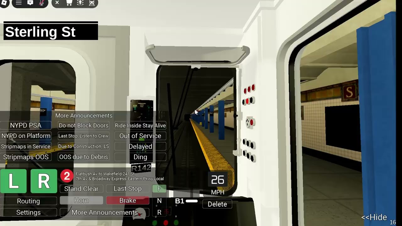 IRT MAINLINE: 2 train from Flatbush aveune brooklyn collage to Third Aveune, 149 ST Part one