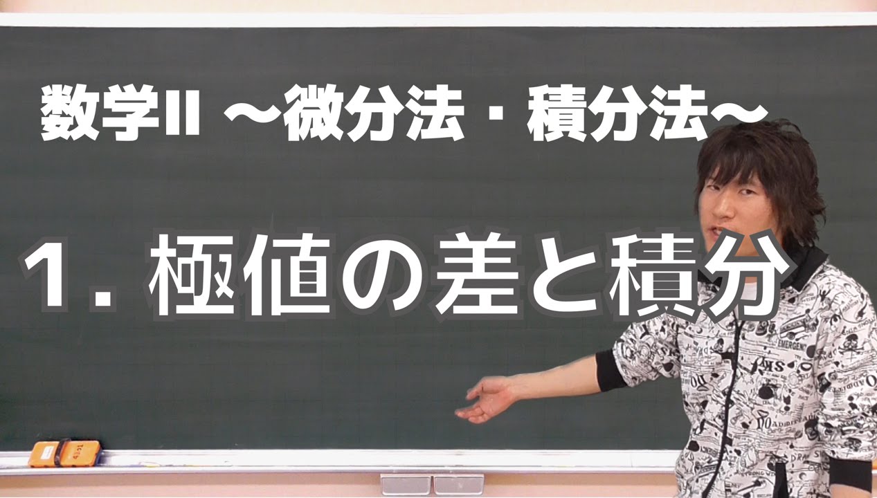 微分法・積分法(数学Ⅱ)１：極値の差と積分《東京大1998年》