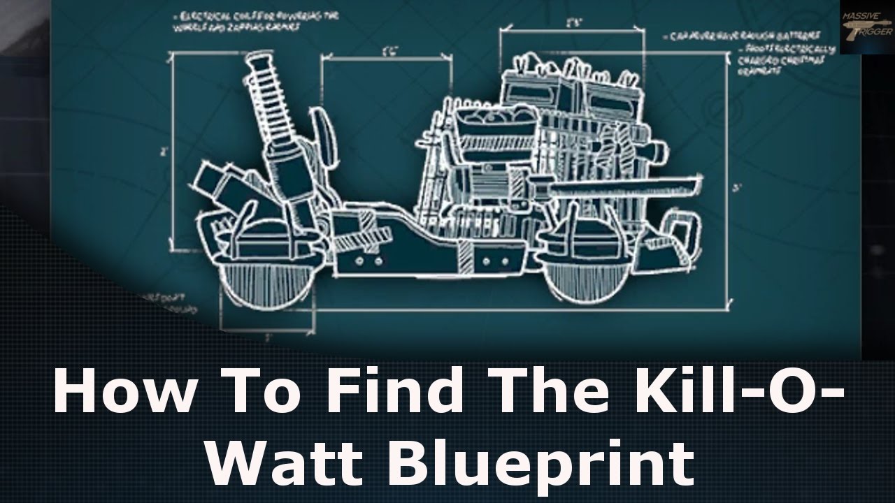 Dead Rising 4 How To Find The Kill-O-Watt Blueprint