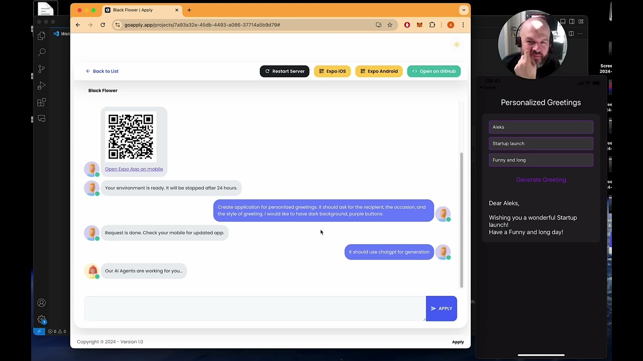 Build Production-Ready App Prototypes Instantly with Apply - Developer Demo