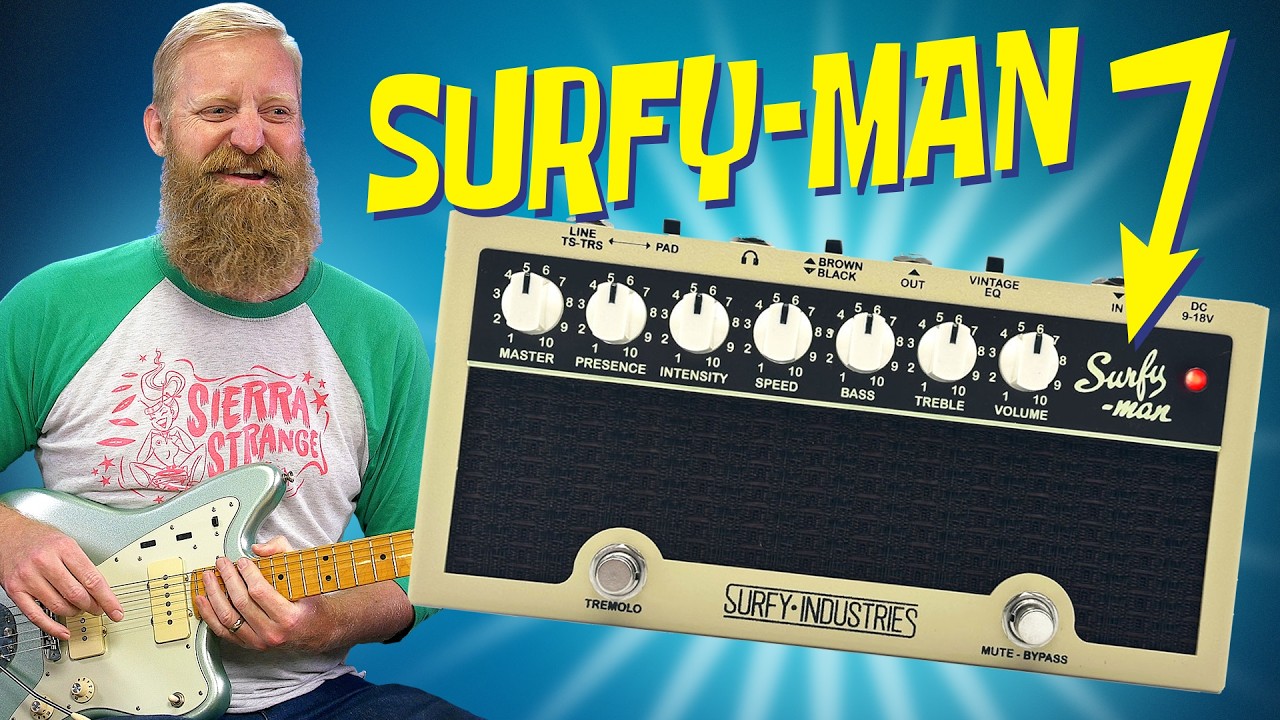 WHAT IS THE SURFY-MAN? - (It's a showman that fits on your pedalboard)