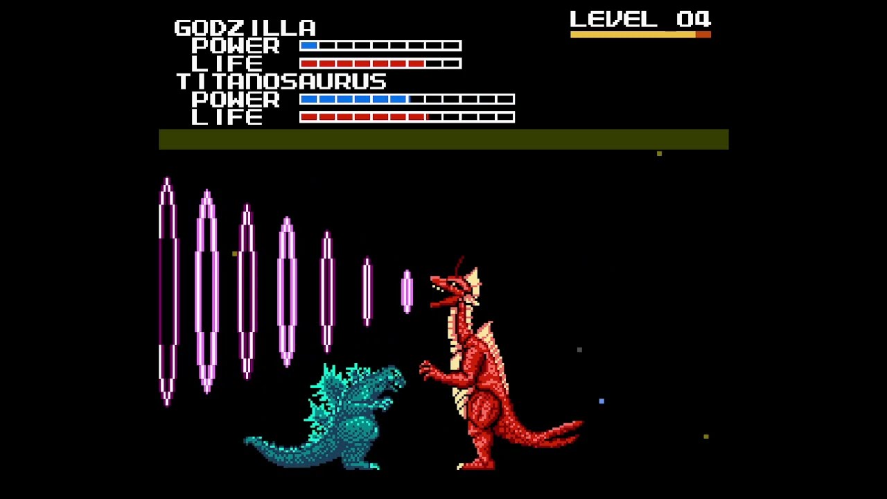 NES Godzilla Creepypasta Game - All Bosses v0.3.1