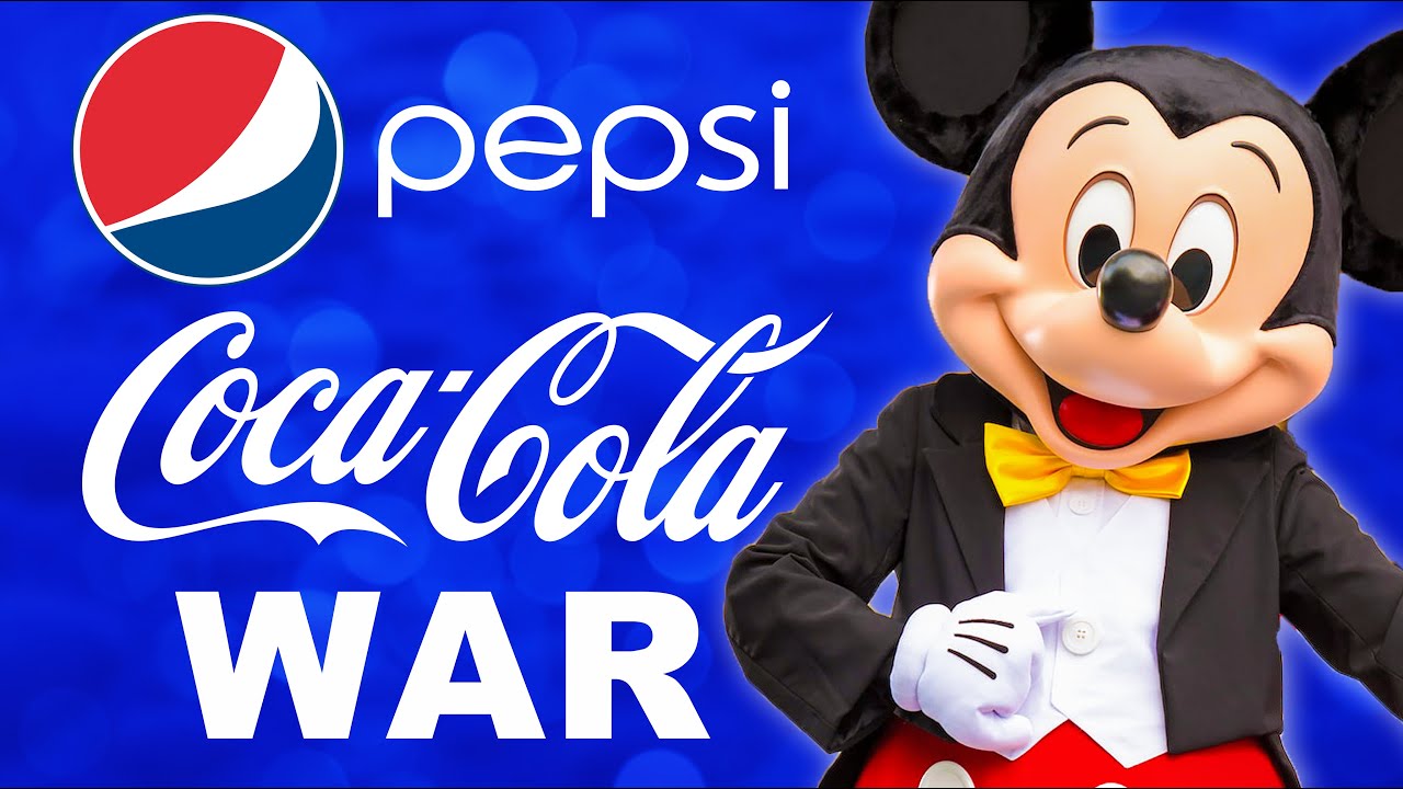 Disney's Coke vs Pepsi War - Theme Park Soda Wars