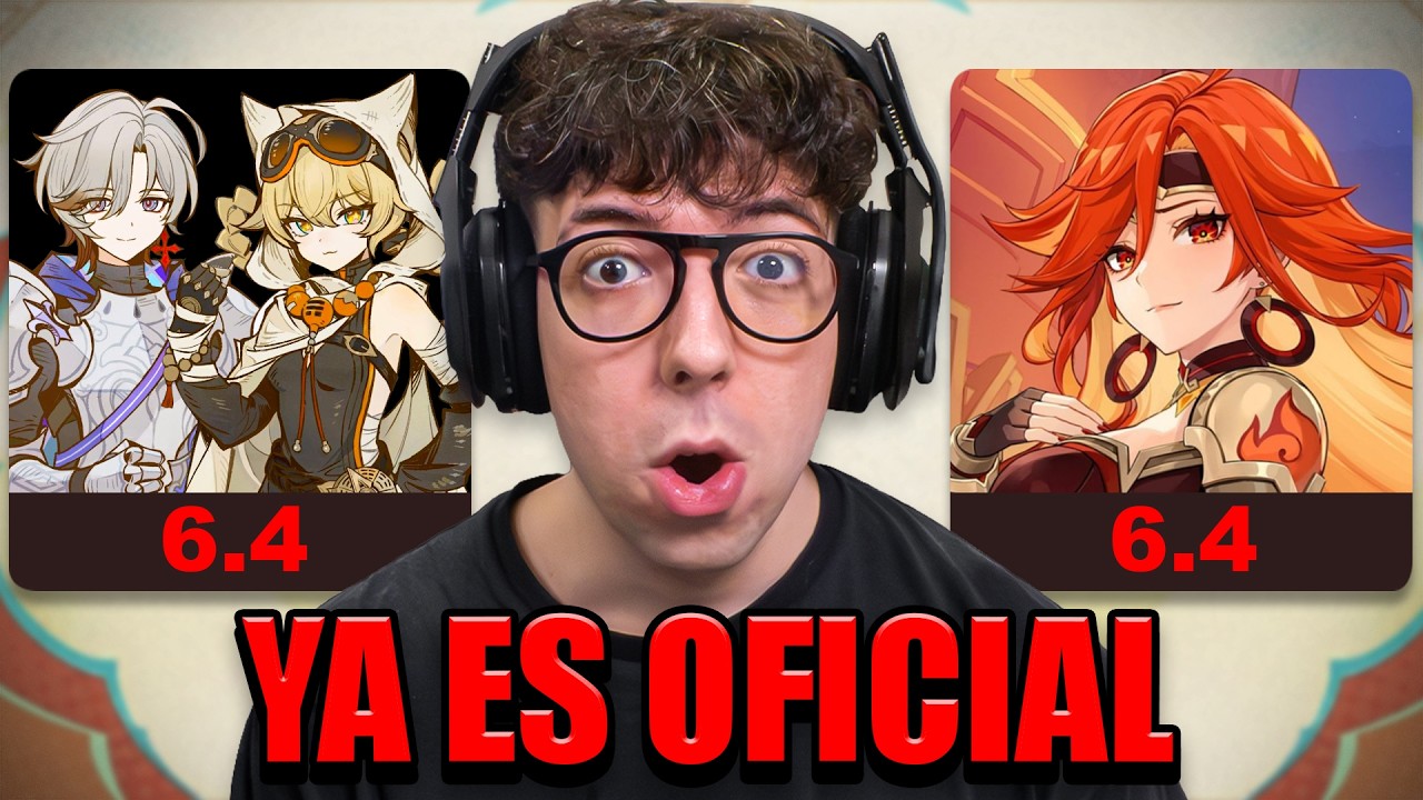 ÚLTIMA HORA! FILTRADAS 7 COSAS NUEVAS PARA LA 6.4! Skin Gratis, Mavuika y Capitano, etc - Genshin