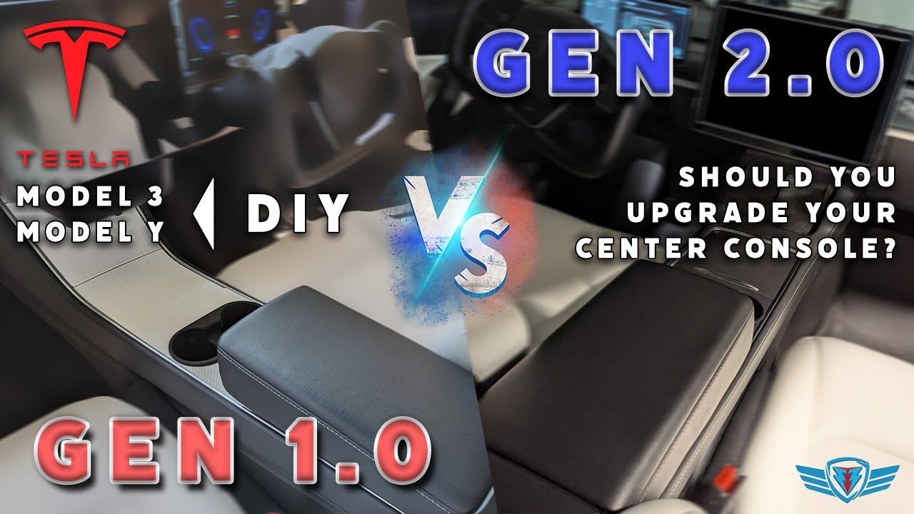 Tesla Model Y OEM Center Console Gen 1.0 to Gen 2.0 Retrofit Upgrade ► DIY & Where to Buy