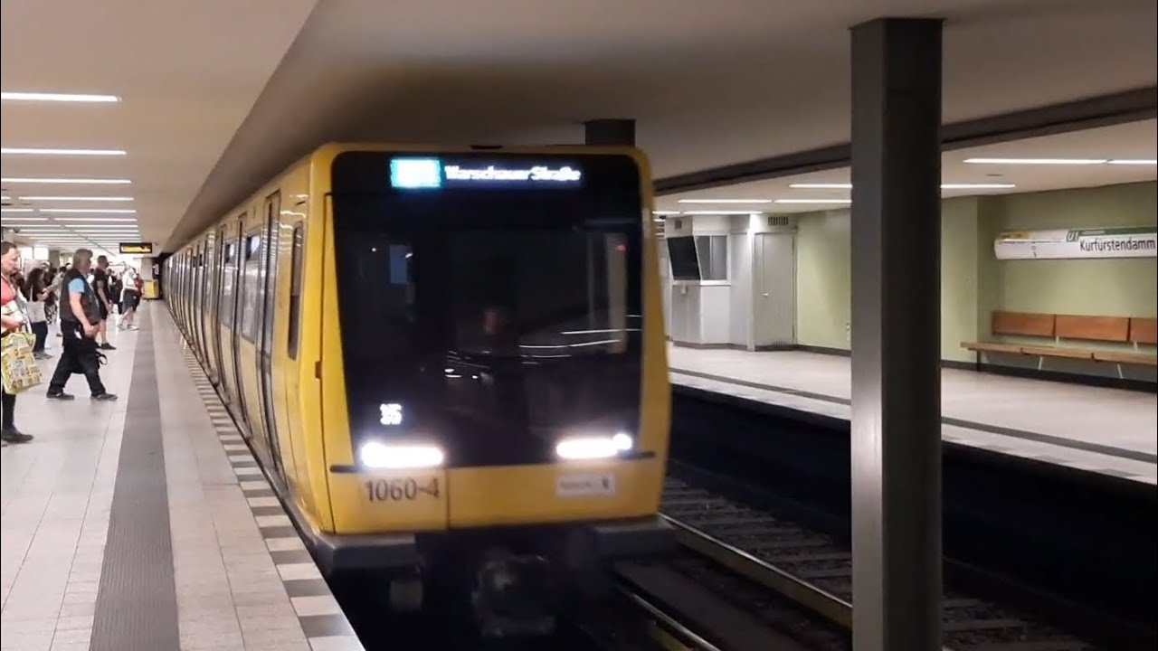 U1 Berlin mitfahrt von Kurfürstendamm bis Prinzenstr. mit den IK | ÖPNV Berlin