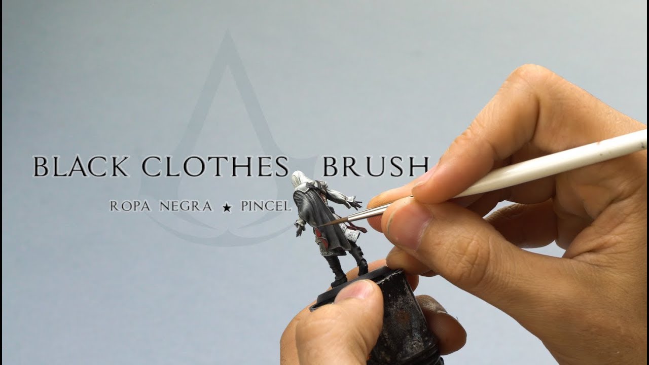 ASSASSIN'S CREED (black clothes-brush) / ASSASSIN'S CREED (ropa negra-pincel) - AG