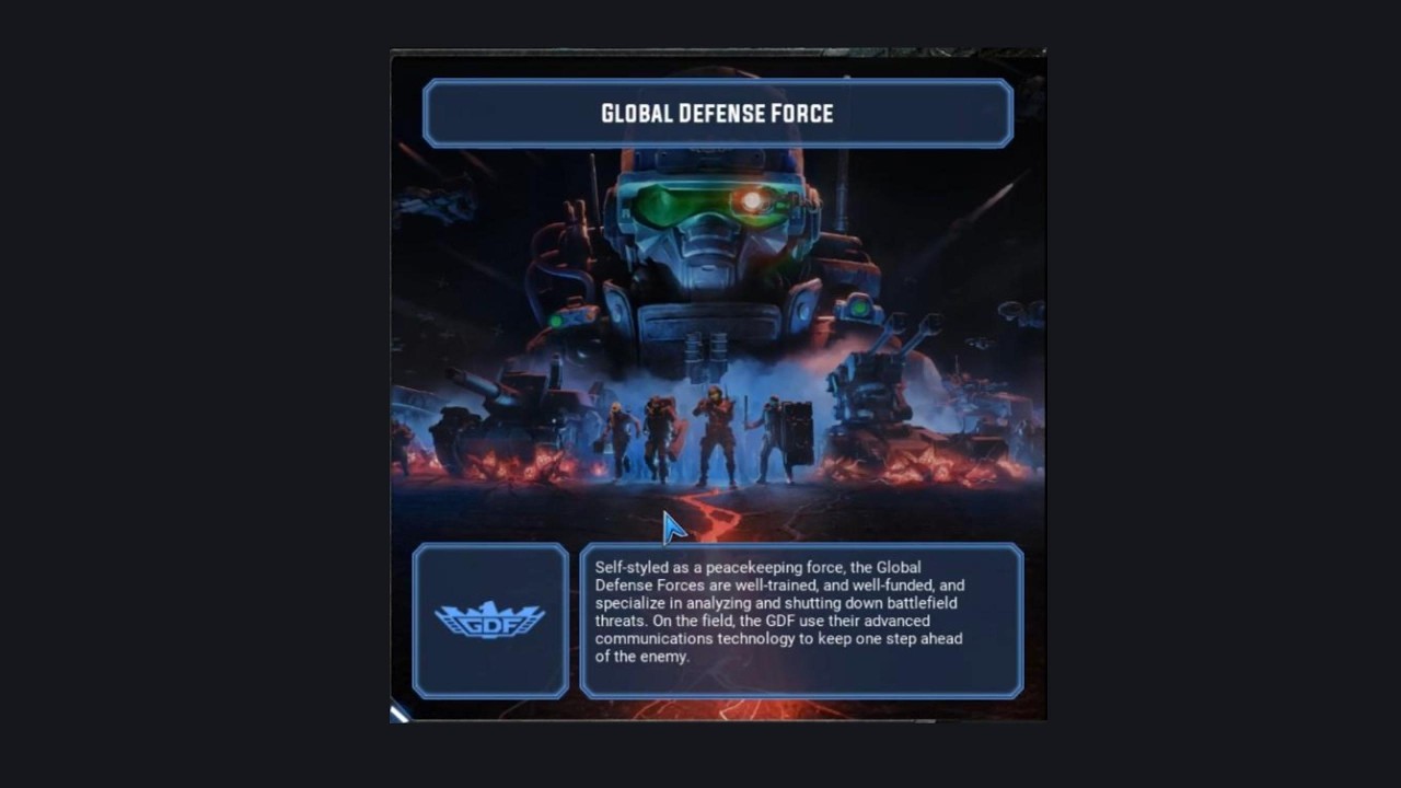 GLOBAL DEFENSE FORCE