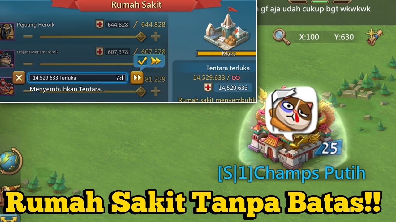 Bongkar Cara Simpan Pasukan Di Rumah Sakit Hingga 14M Pasukan!! Siap Untuk Prank Musuh Kalian