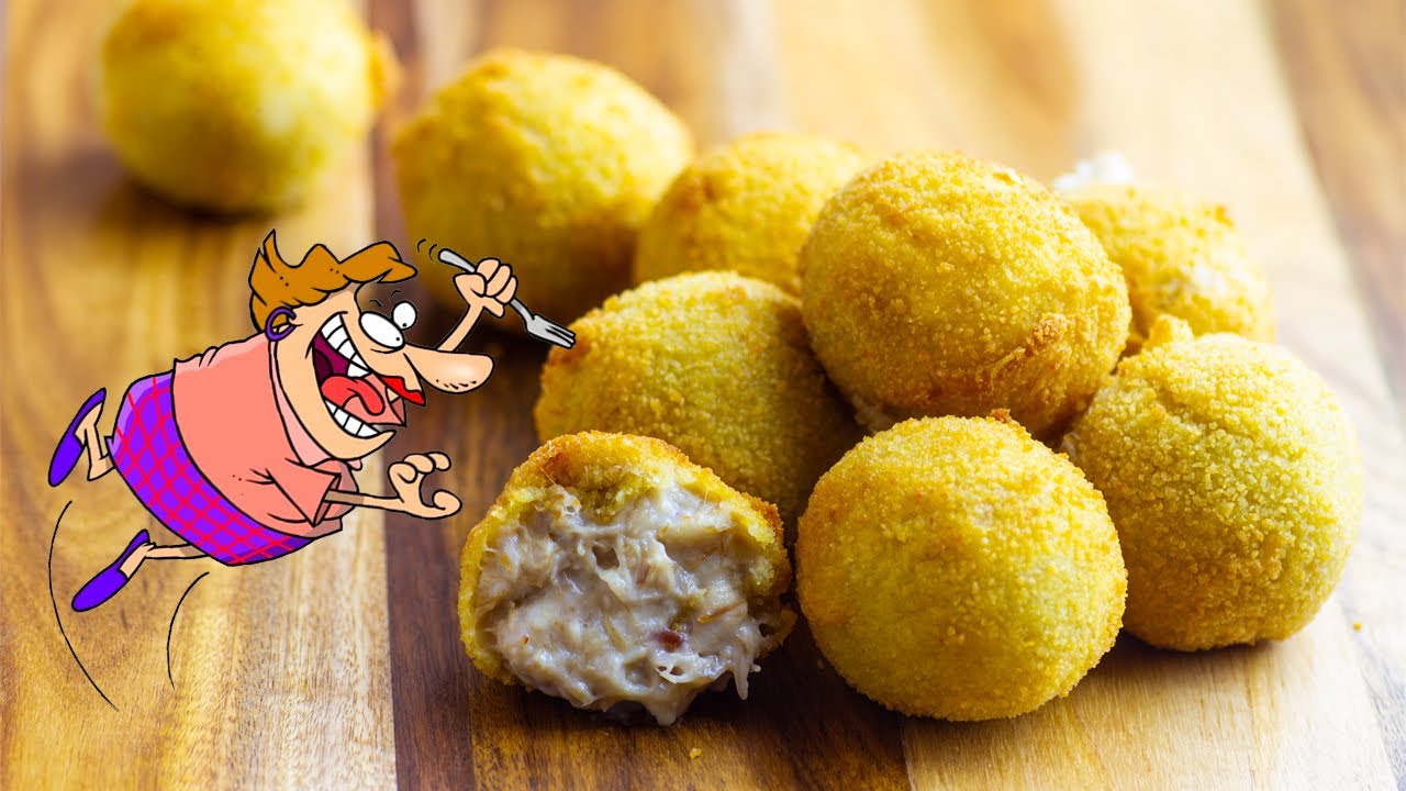 Cómo hacer y freír CROQUETAS de COCIDO ► RECETA RAPIDA y CASERA ✅