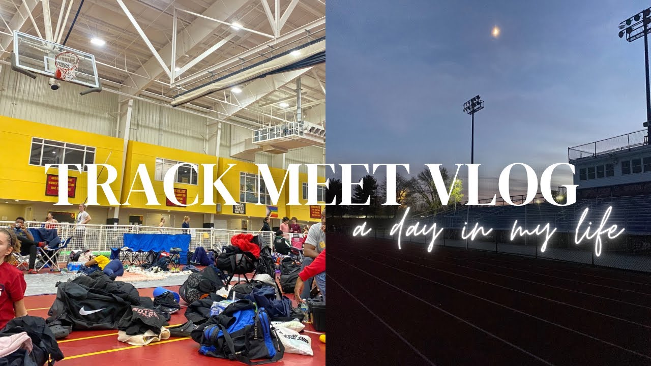 TRACK MEET VLOG | my last first highschool meet