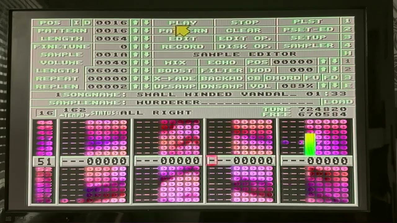 AMIGA JUNGLE + 4 TRACKS ON PROTRACKER