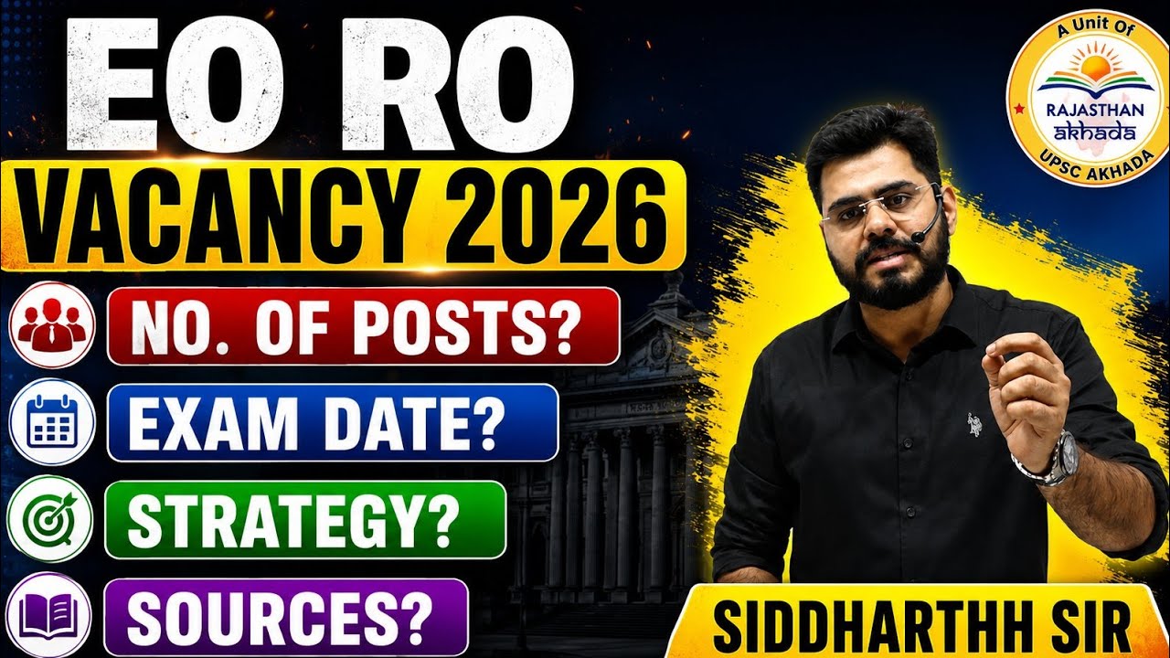 EO RO Vacancy 2026 | EO RO Notification 2026 | Rajasthan Akhada