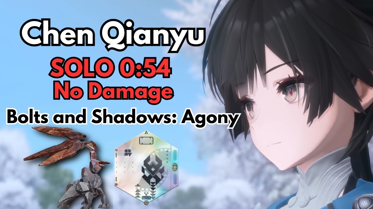 Chen Qianyu Solo No Damage 0:54 Umbral Monument Bolts and Shadows Agony | Arknights: Endfield