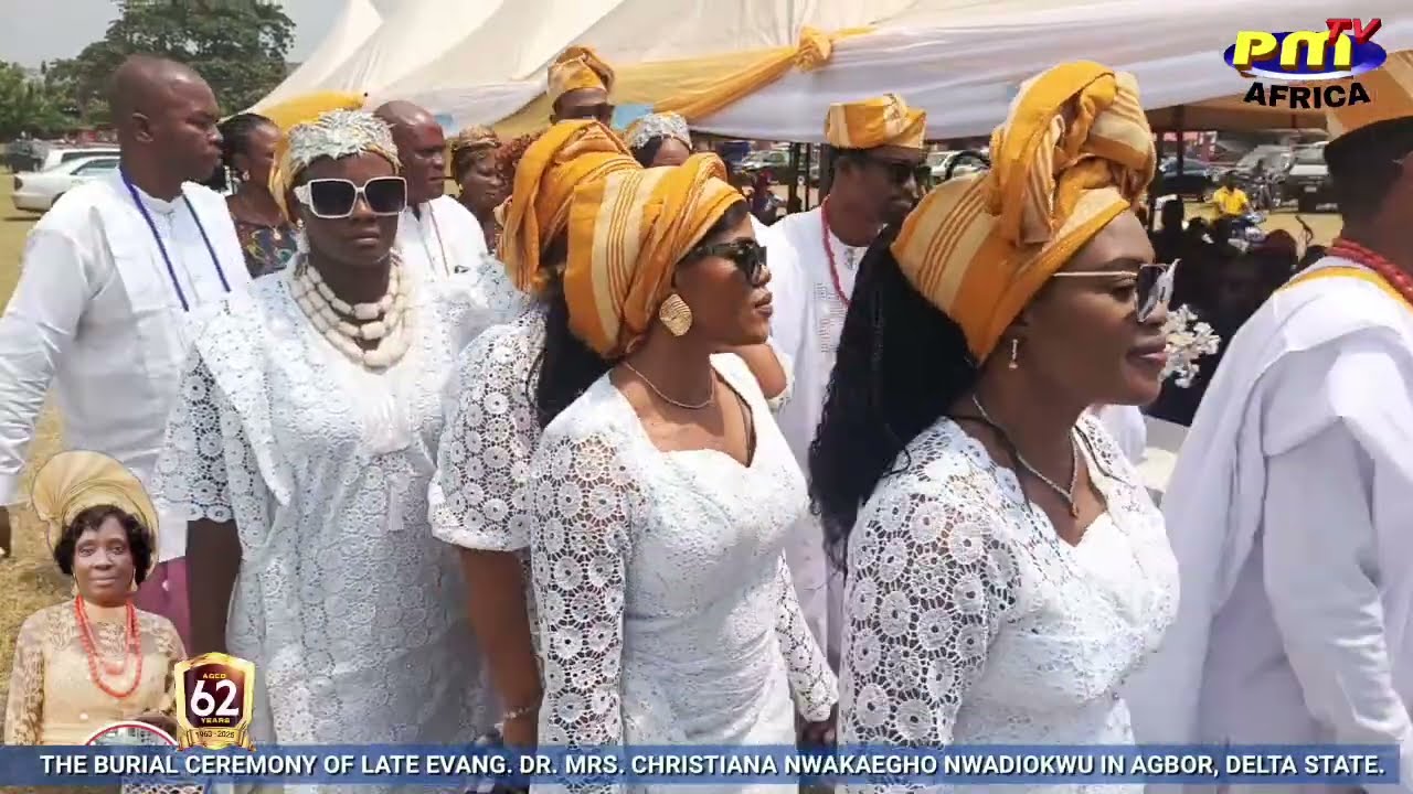 3.The Burial of Late Evang. Dr. Mrs. Christiana Nwakaegho Nwadiokwu (Unidel Staff) in Agbor, Delta.