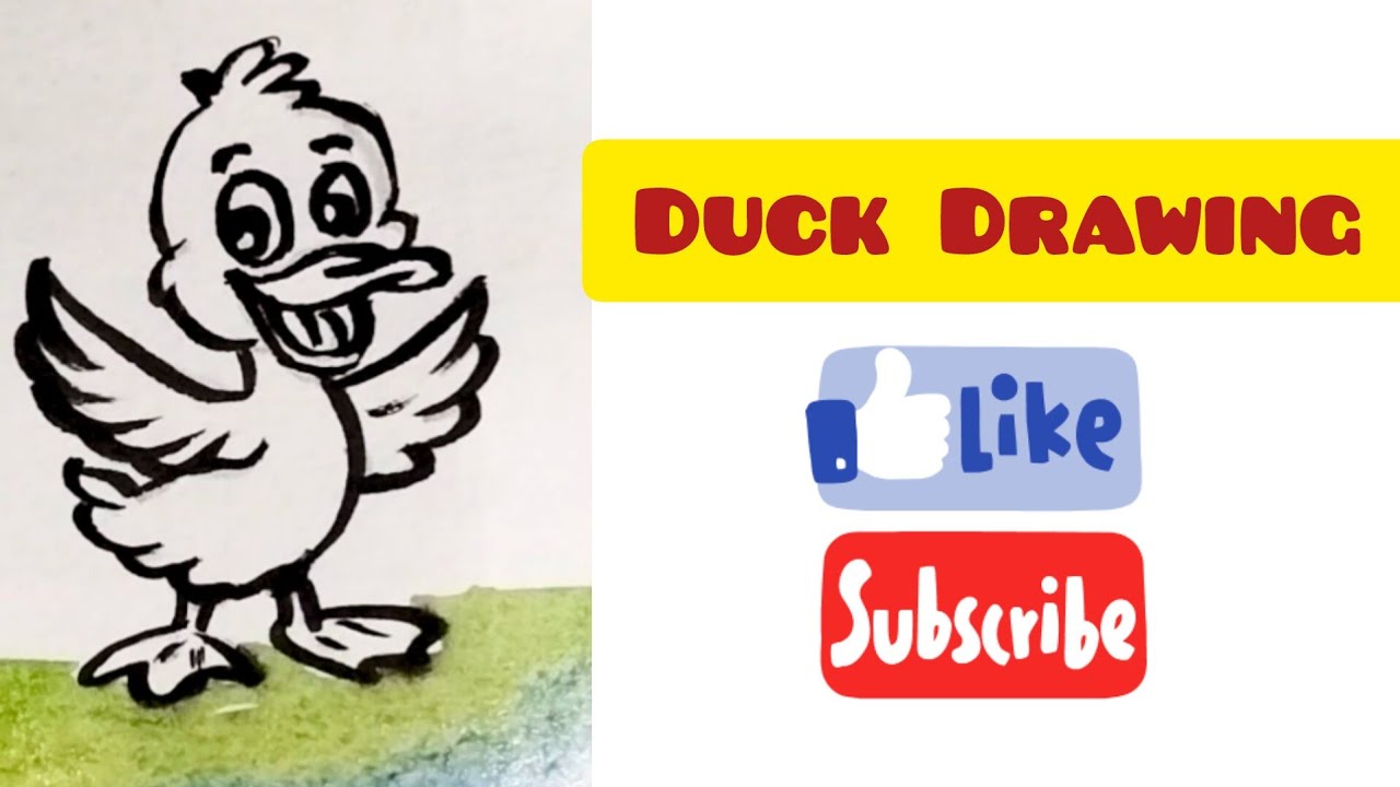 How to draw Duck #viralvideo