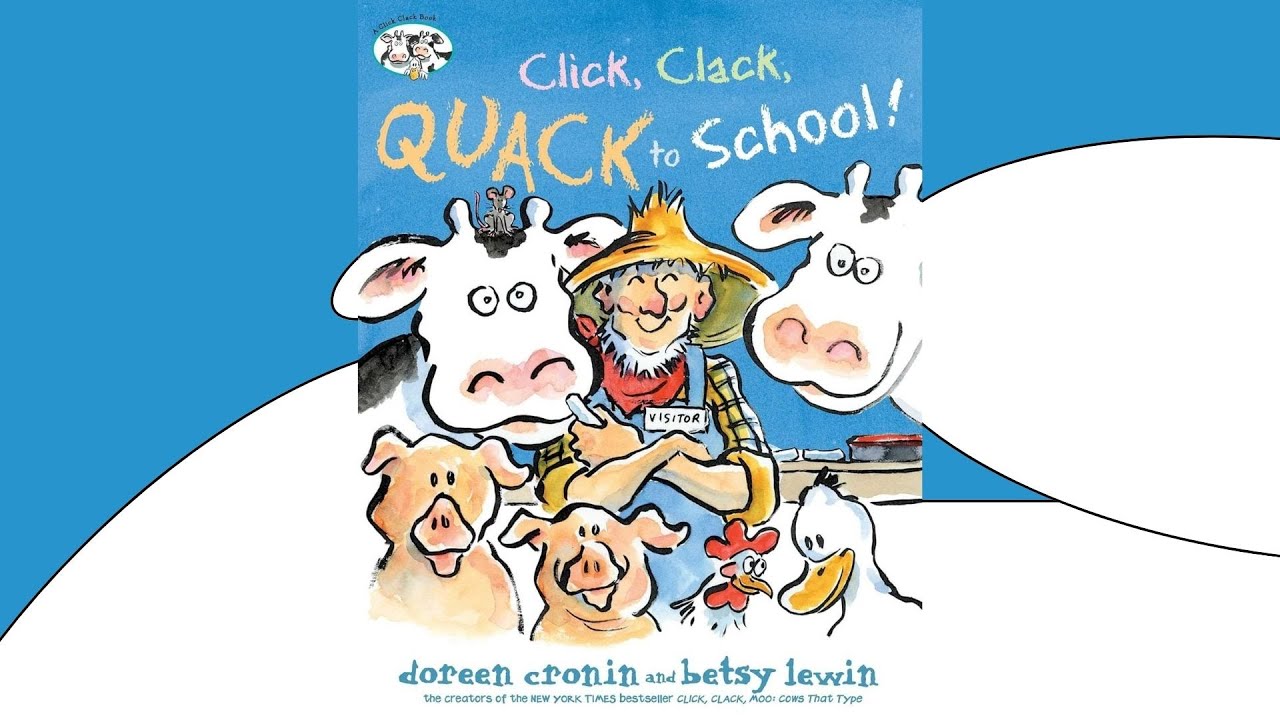 Click Clack Quack to School by Doreen Cronin 📚 Kids Book Read Aloud | Family Stories for Kids