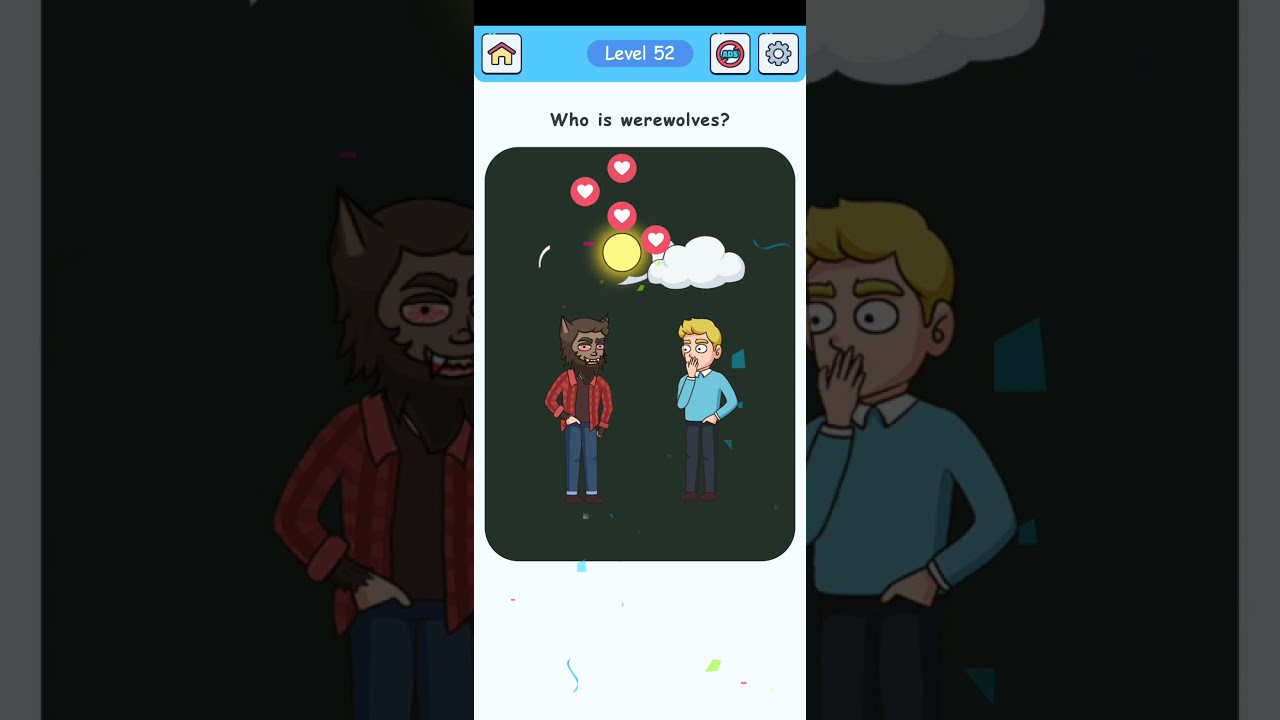 Brain Crush Level 52 | Brain Crush Who is werewolves?