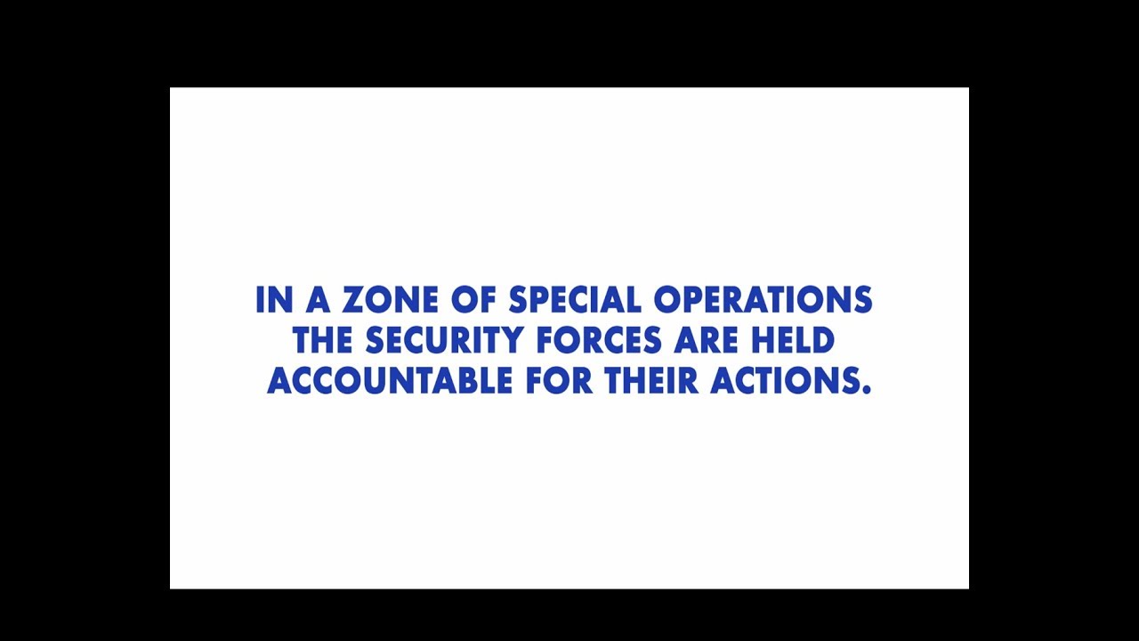 ZOSO - Accountability of the Security Forces