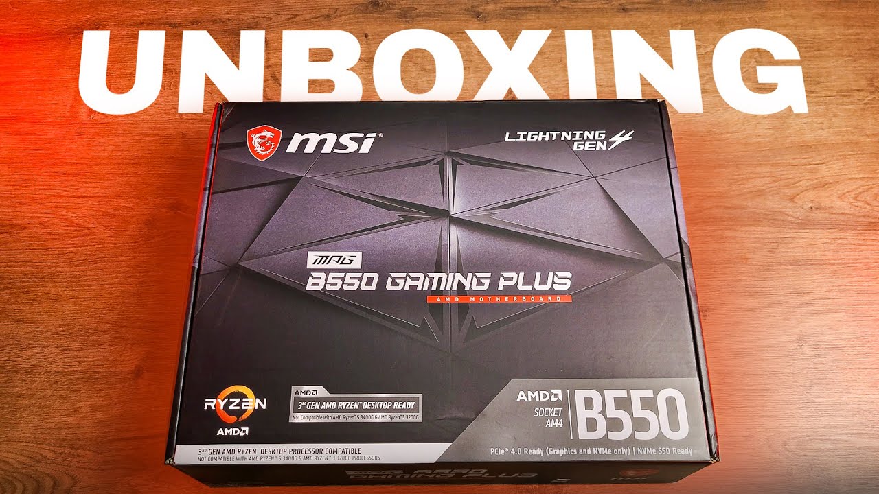 Msi Mpg B550 GAMING PLUS - Placa m&atilde;e Am4 custo beneficio!