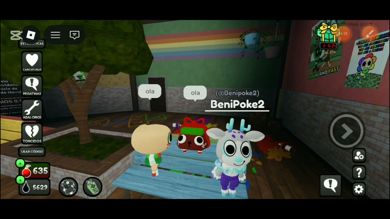 Jugando Dandy's w. Prate nose XD