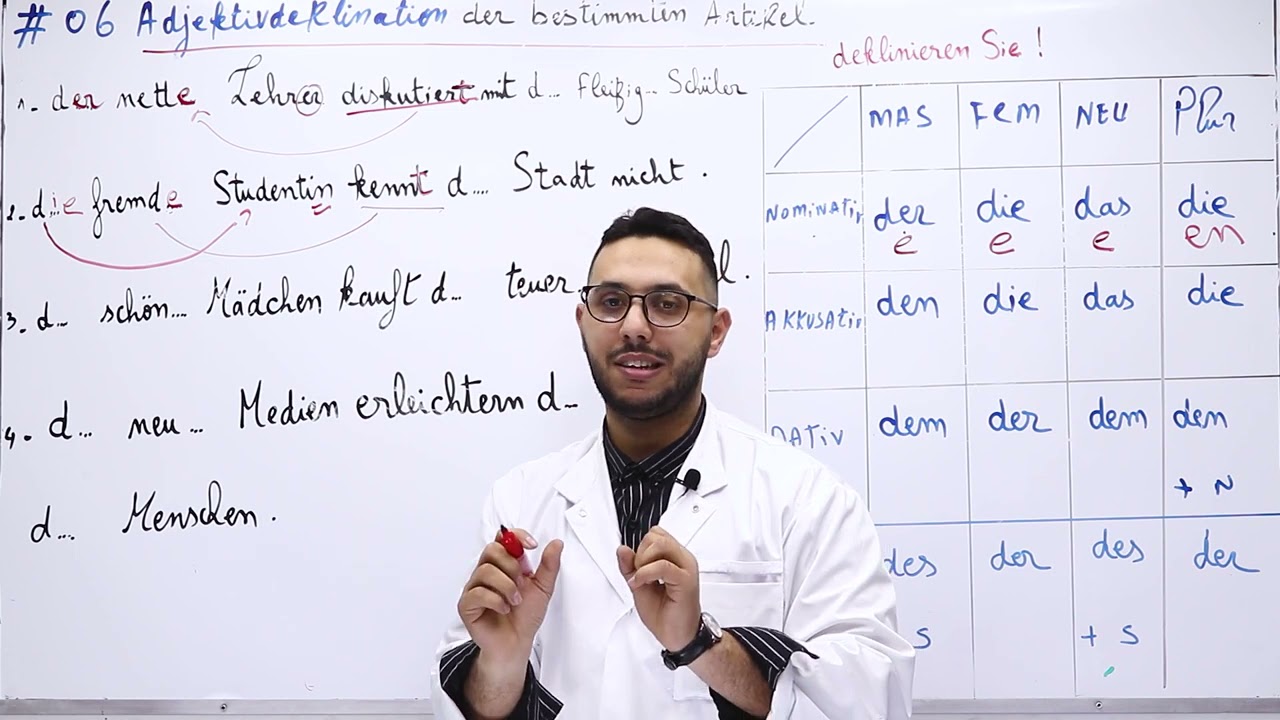 Adjektivdeklination  1