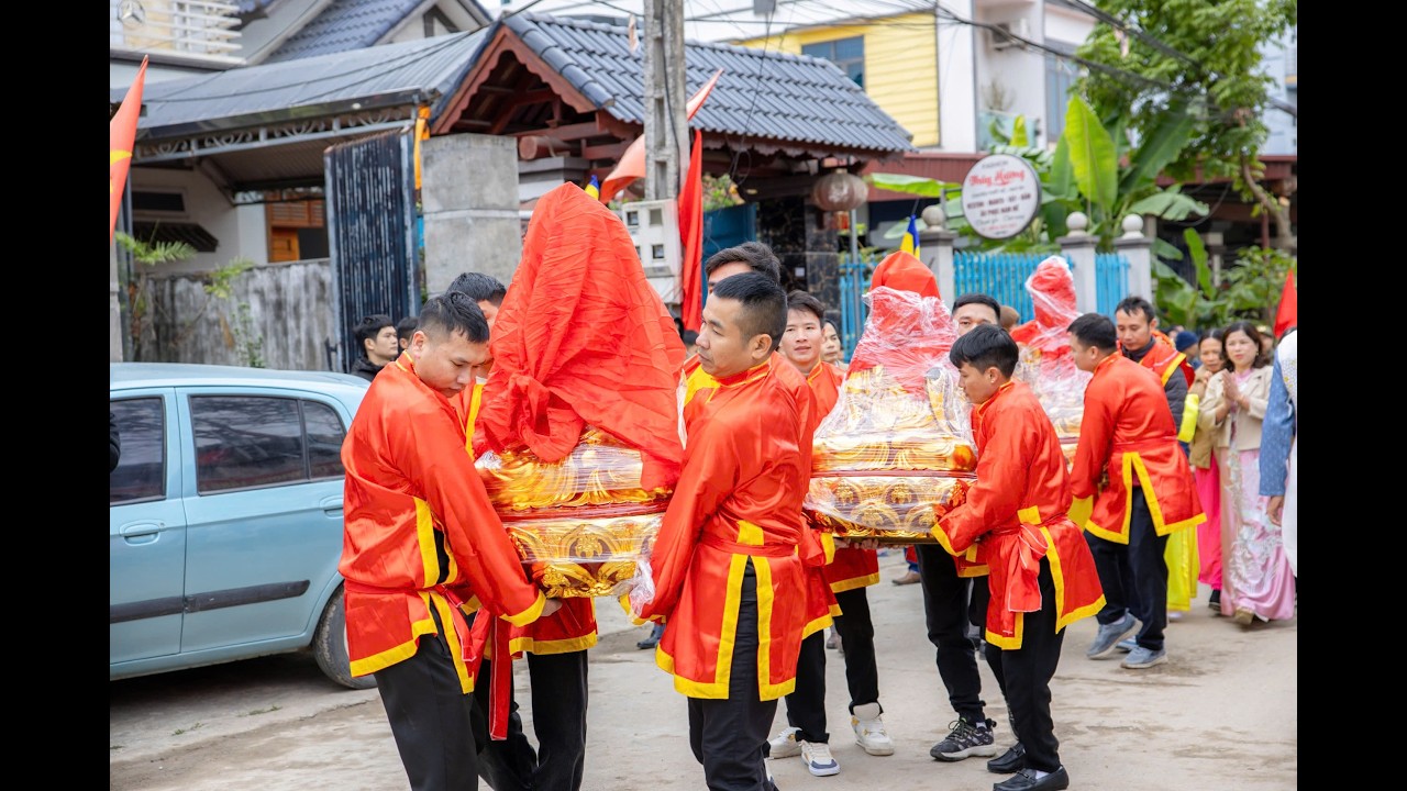 Chương trình rước tượng chùa Phúc Trạch Tự- Thôn Chằm- Ất Tỵ 2025