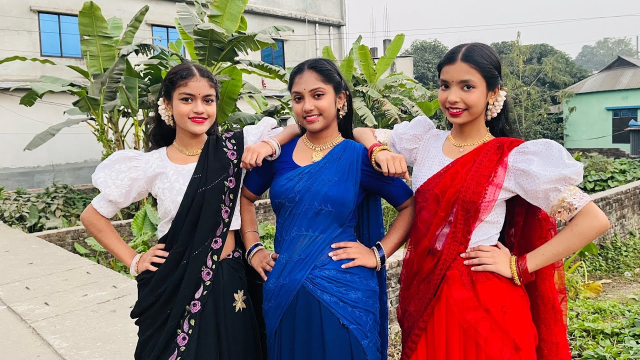 peelings💋 pushpa 2 Performance:Ášmì Hãldēr,Khona Das,Prite Das#DanceDanceChallenge#peelings #foryou