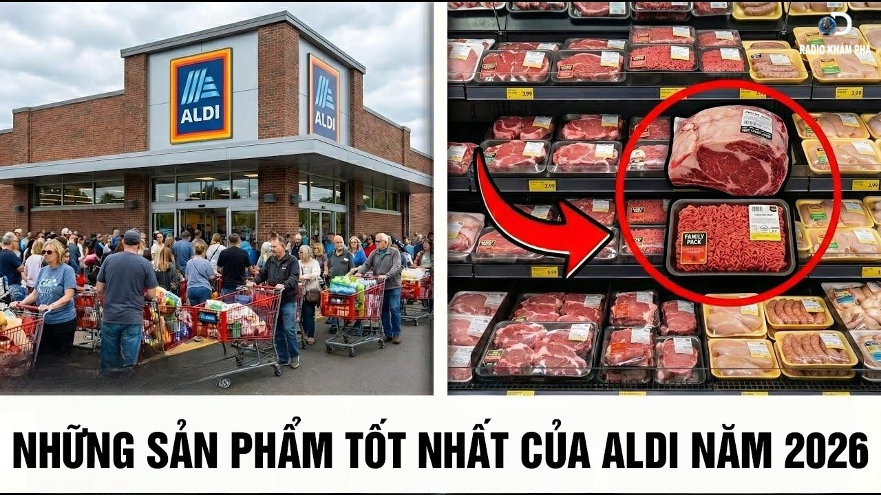10 loại thực phẩm được yêu thích nhất năm 2026 của Aldi mà mọi người đang phát cuồng