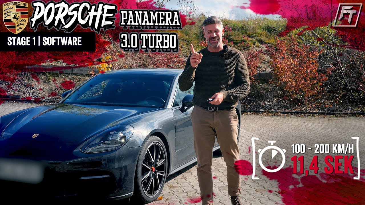 Porsche Panamera 3.0 Turbo Tuning | Stage 1 Software | 330 PS → 433 PS | FastTuning