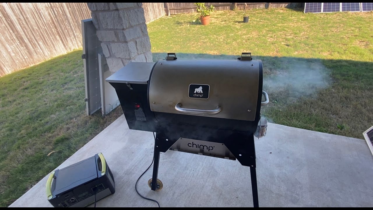 Smoked Brisket on Grilla Grills Chimp using Goal Zero Yeti 1000