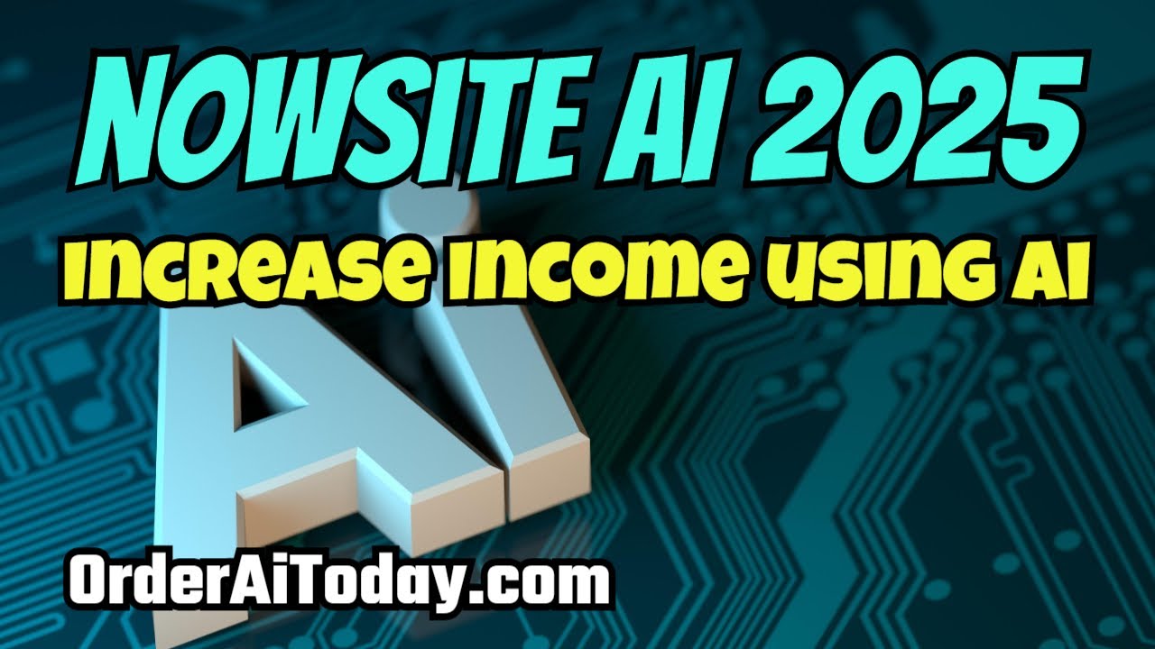 NOWSITE AI: How To Make Money Using Artificial Intelligence