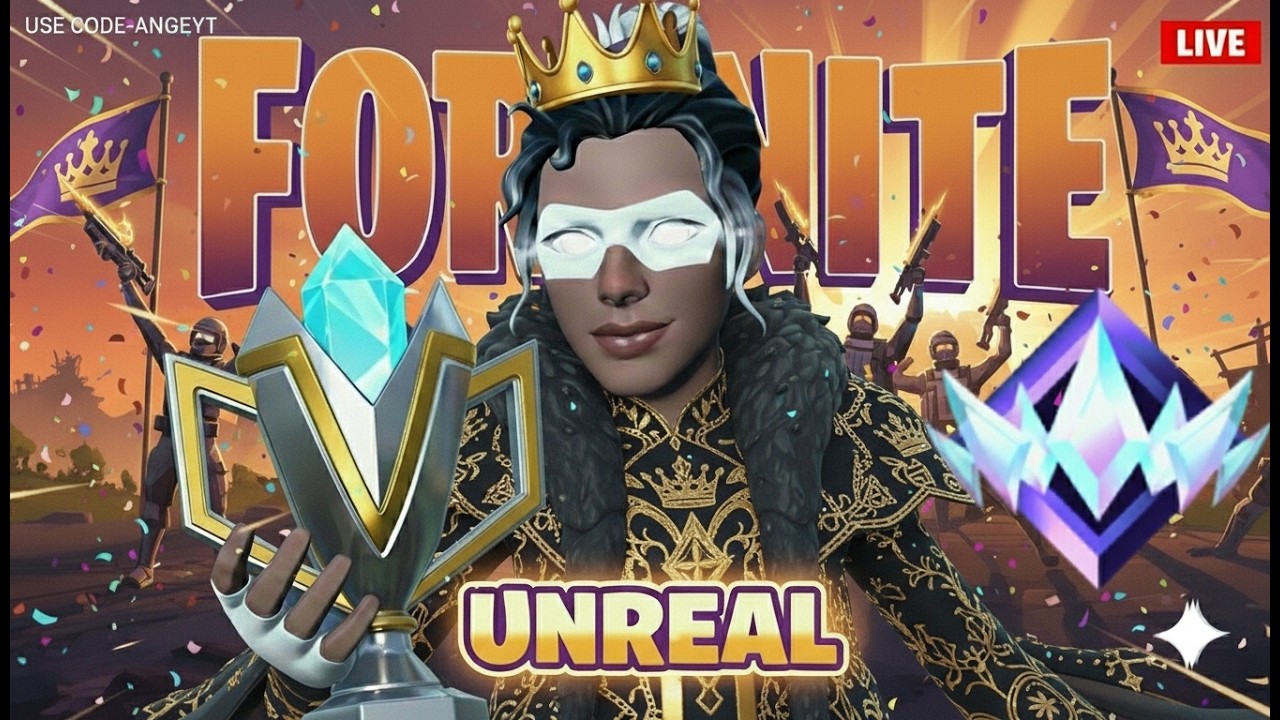 🟢Live:Unreal Ranked Reload ZB! Code - ANGEYT #Epicpartner1