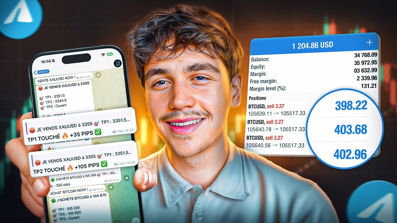 J&rsquo;ai test&eacute; les 17 meilleurs groupes de COPY TRADING sur Telegram